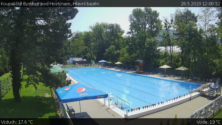 Koupaliště Bystřice pod Hostýnem - Hlavní bazén - 28.5.2023 v 12:00