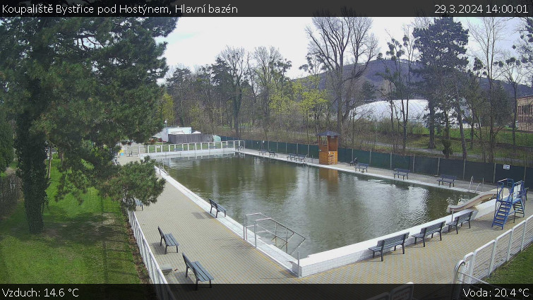 Koupaliště Bystřice pod Hostýnem - Hlavní bazén - 29.3.2024 v 14:00