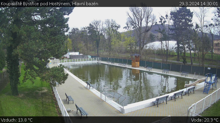 Koupaliště Bystřice pod Hostýnem - Hlavní bazén - 29.3.2024 v 14:30