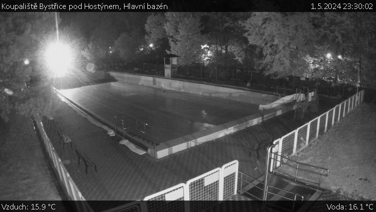 Koupaliště Bystřice pod Hostýnem - Hlavní bazén - 1.5.2024 v 23:30