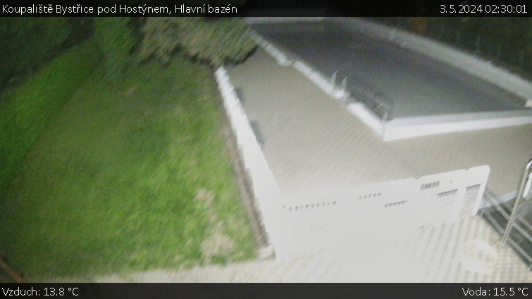Koupaliště Bystřice pod Hostýnem - Hlavní bazén - 3.5.2024 v 02:30