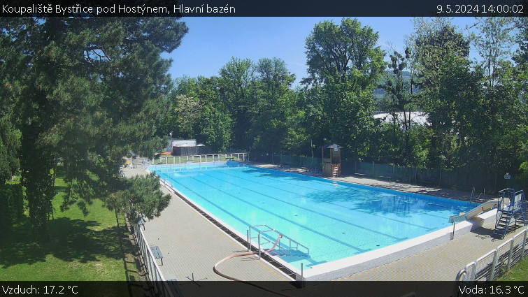Koupaliště Bystřice pod Hostýnem - Hlavní bazén - 9.5.2024 v 14:00