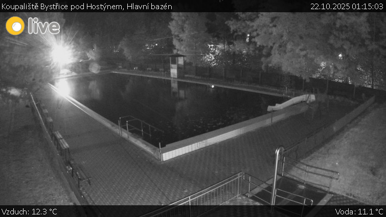 Koupaliště Bystřice pod Hostýnem - Hlavní bazén - 22.10.2025 v 01:15 Koupaliště Bystřice pod Hostýnem - Hlavní bazén - 22.10.2025 v 01:15