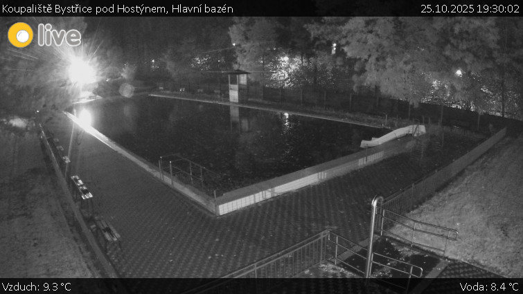 Koupaliště Bystřice pod Hostýnem - Hlavní bazén - 25.10.2025 v 19:30 Koupaliště Bystřice pod Hostýnem - Hlavní bazén - 25.10.2025 v 19:30