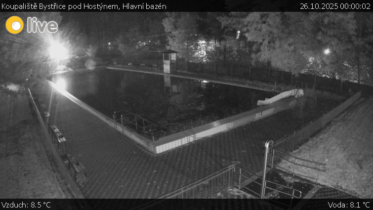 Koupaliště Bystřice pod Hostýnem - Hlavní bazén - 26.10.2025 v 00:00 Koupaliště Bystřice pod Hostýnem - Hlavní bazén - 26.10.2025 v 00:00