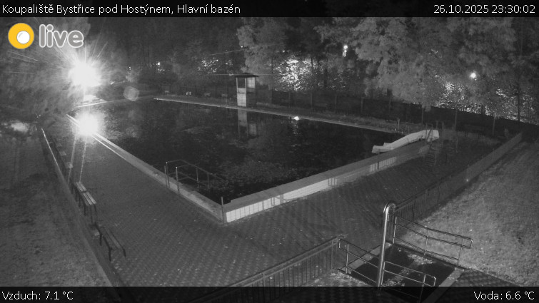 Koupaliště Bystřice pod Hostýnem - Hlavní bazén - 26.10.2025 v 23:30 Koupaliště Bystřice pod Hostýnem - Hlavní bazén - 26.10.2025 v 23:30