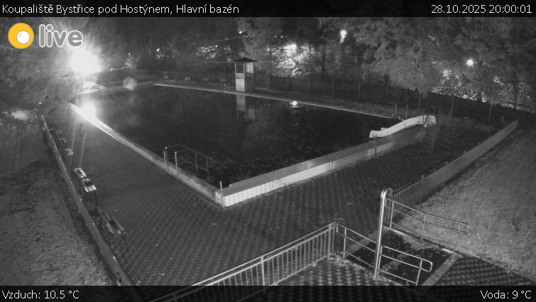 Koupaliště Bystřice pod Hostýnem - Hlavní bazén - 28.10.2025 v 20:00 Koupaliště Bystřice pod Hostýnem - Hlavní bazén - 28.10.2025 v 20:00
