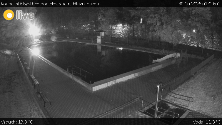 Koupaliště Bystřice pod Hostýnem - Hlavní bazén - 30.10.2025 v 01:00 Koupaliště Bystřice pod Hostýnem - Hlavní bazén - 30.10.2025 v 01:00
