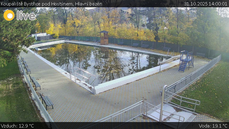Koupaliště Bystřice pod Hostýnem - Hlavní bazén - 31.10.2025 v 14:00 Koupaliště Bystřice pod Hostýnem - Hlavní bazén - 31.10.2025 v 14:00