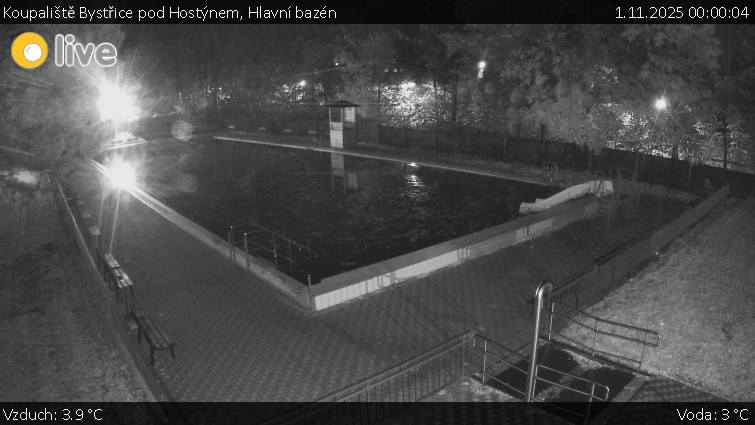 Koupaliště Bystřice pod Hostýnem - Hlavní bazén - 1.11.2025 v 00:00 Koupaliště Bystřice pod Hostýnem - Hlavní bazén - 1.11.2025 v 00:00