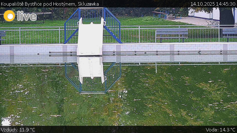 Koupaliště Bystřice pod Hostýnem - Skluzavka - 14.10.2025 v 14:45 Koupaliště Bystřice pod Hostýnem - Skluzavka - 14.10.2025 v 14:45