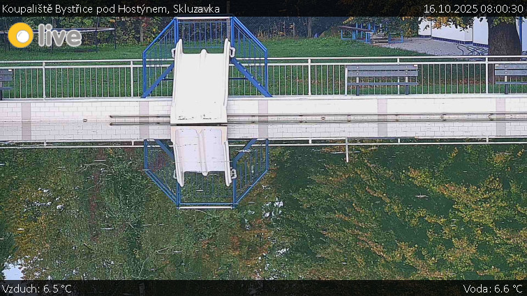 Koupaliště Bystřice pod Hostýnem - Skluzavka - 16.10.2025 v 08:00 Koupaliště Bystřice pod Hostýnem - Skluzavka - 16.10.2025 v 08:00