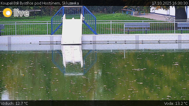 Koupaliště Bystřice pod Hostýnem - Skluzavka - 17.10.2025 v 16:30 Koupaliště Bystřice pod Hostýnem - Skluzavka - 17.10.2025 v 16:30