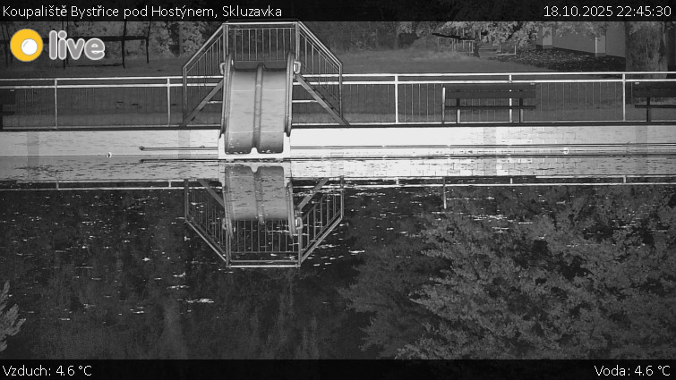 Koupaliště Bystřice pod Hostýnem - Skluzavka - 18.10.2025 v 22:45 Koupaliště Bystřice pod Hostýnem - Skluzavka - 18.10.2025 v 22:45