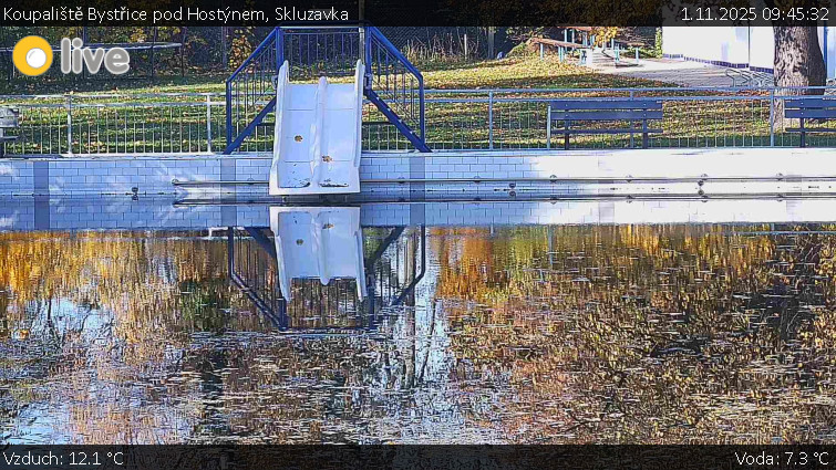 Koupaliště Bystřice pod Hostýnem - Skluzavka  - 1.11.2025 v 09:45 Koupaliště Bystřice pod Hostýnem - Skluzavka  - 1.11.2025 v 09:45