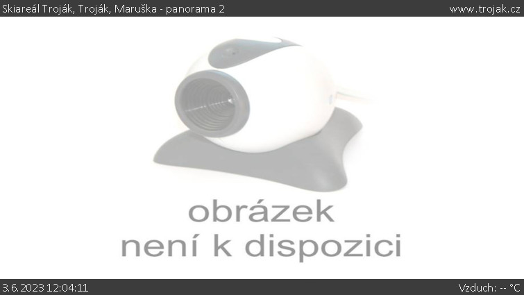 Skiareál Troják - Troják, Maruška - panorama 2 - 3.6.2023 v 12:04