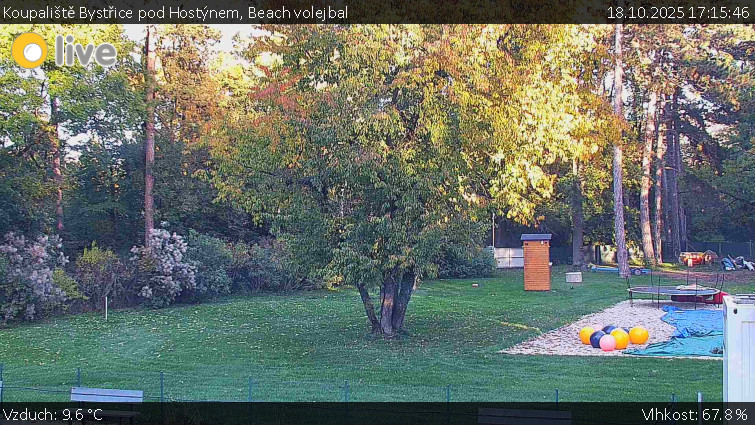 Koupaliště Bystřice pod Hostýnem - Beach volejbal - 18.10.2025 v 17:15 Koupaliště Bystřice pod Hostýnem - Beach volejbal - 18.10.2025 v 17:15