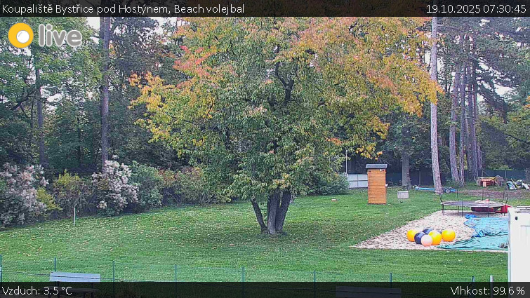 Koupaliště Bystřice pod Hostýnem - Beach volejbal - 19.10.2025 v 07:30 Koupaliště Bystřice pod Hostýnem - Beach volejbal - 19.10.2025 v 07:30