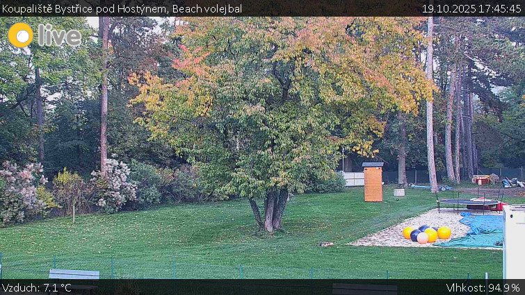 Koupaliště Bystřice pod Hostýnem - Beach volejbal - 19.10.2025 v 17:45 Koupaliště Bystřice pod Hostýnem - Beach volejbal - 19.10.2025 v 17:45