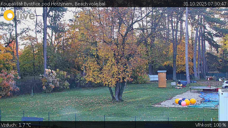Koupaliště Bystřice pod Hostýnem - Beach volejbal - 31.10.2025 v 07:30 Koupaliště Bystřice pod Hostýnem - Beach volejbal - 31.10.2025 v 07:30
