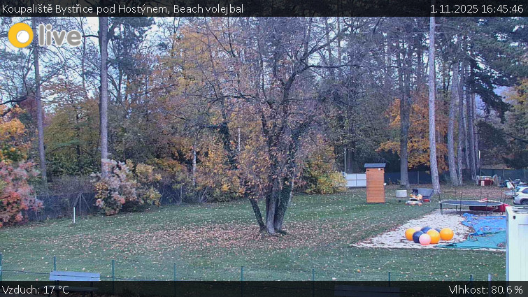 Koupaliště Bystřice pod Hostýnem - Beach volejbal - 1.11.2025 v 16:45 Koupaliště Bystřice pod Hostýnem - Beach volejbal - 1.11.2025 v 16:45