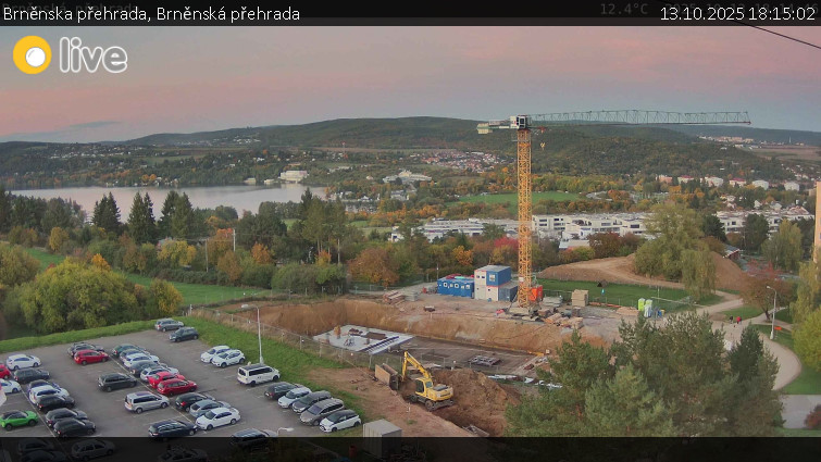 Brněnska přehrada - Brněnská přehrada - 13.10.2025 v 18:15 Brněnska přehrada - Brněnská přehrada - 13.10.2025 v 18:15