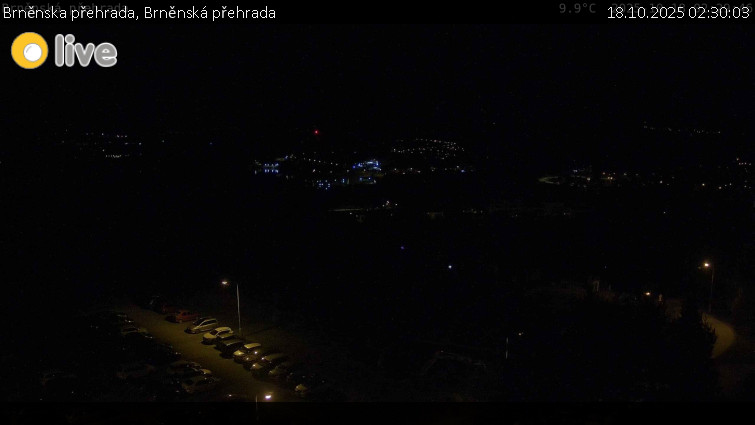 Brněnska přehrada - Brněnská přehrada - 18.10.2025 v 02:30 Brněnska přehrada - Brněnská přehrada - 18.10.2025 v 02:30