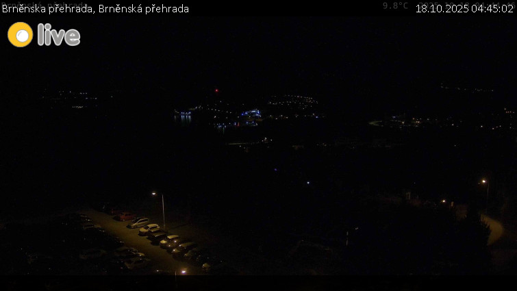 Brněnska přehrada - Brněnská přehrada - 18.10.2025 v 04:45 Brněnska přehrada - Brněnská přehrada - 18.10.2025 v 04:45