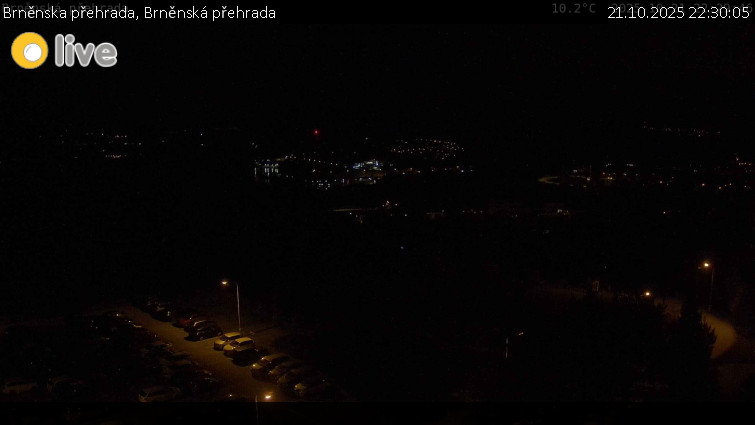 Brněnska přehrada - Brněnská přehrada - 21.10.2025 v 22:30 Brněnska přehrada - Brněnská přehrada - 21.10.2025 v 22:30