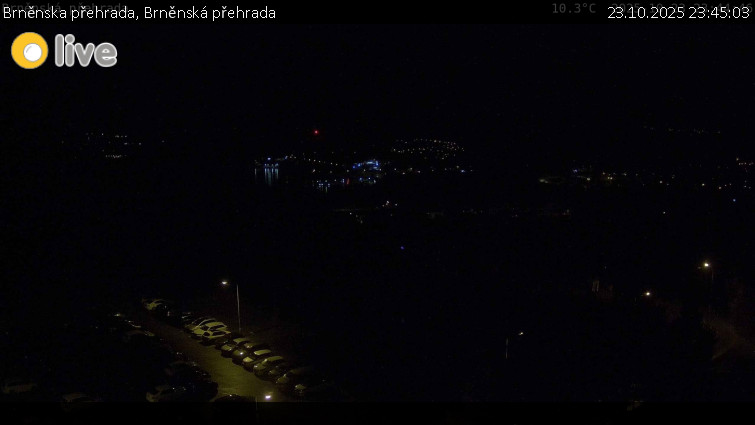 Brněnska přehrada - Brněnská přehrada - 23.10.2025 v 23:45 Brněnska přehrada - Brněnská přehrada - 23.10.2025 v 23:45