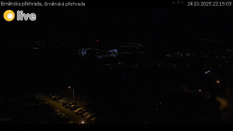 Brněnska přehrada - Brněnská přehrada - 24.10.2025 v 22:15 Brněnska přehrada - Brněnská přehrada - 24.10.2025 v 22:15