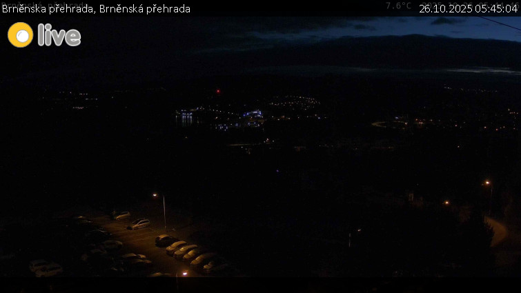 Brněnska přehrada - Brněnská přehrada - 26.10.2025 v 05:45 Brněnska přehrada - Brněnská přehrada - 26.10.2025 v 05:45