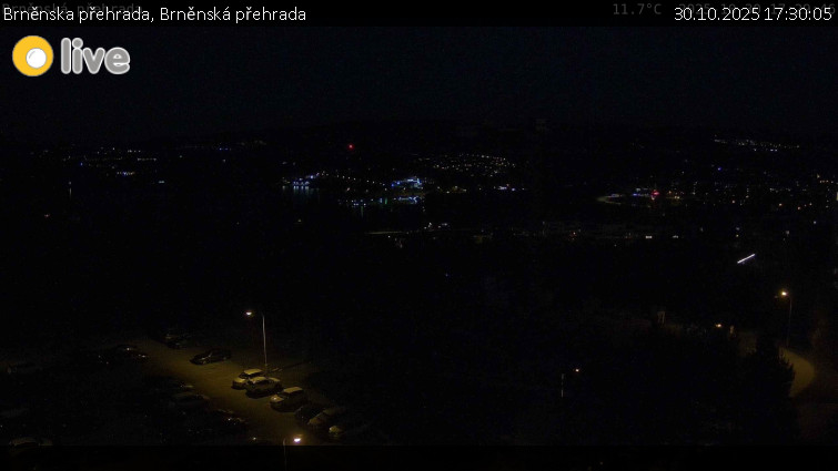 Brněnska přehrada - Brněnská přehrada - 30.10.2025 v 17:30 Brněnska přehrada - Brněnská přehrada - 30.10.2025 v 17:30