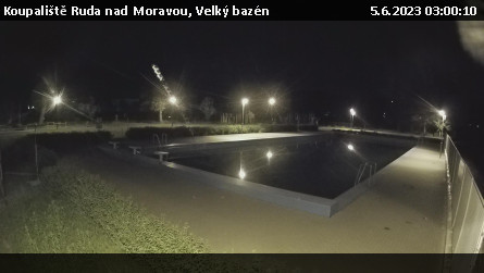 Koupaliště Ruda nad Moravou - Velký bazén - 5.6.2023 v 03:00