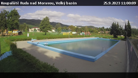 Koupaliště Ruda nad Moravou - Velký bazén - 25.9.2023 v 11:00