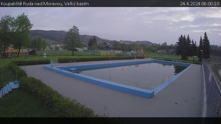 Koupaliště Ruda nad Moravou - Velký bazén - 24.4.2024 v 06:00