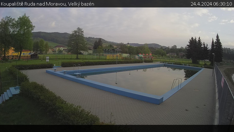 Koupaliště Ruda nad Moravou - Velký bazén - 24.4.2024 v 06:30