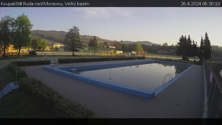 Koupaliště Ruda nad Moravou - Velký bazén - 26.4.2024 v 06:30