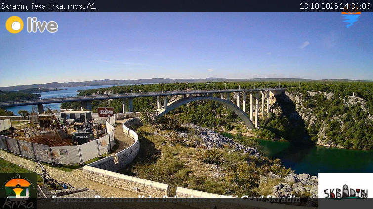 Městečko Skradin - Skradin, řeka Krka, most A1 - 13.10.2025 v 14:30 Městečko Skradin - Skradin, řeka Krka, most A1 - 13.10.2025 v 14:30