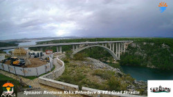 Skradin, řeka Krka, most A1