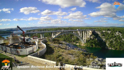 Skradin, řeka Krka, most A1