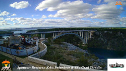 Skradin, řeka Krka, most A1