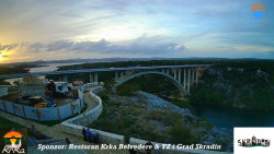 Skradin, řeka Krka, most A1