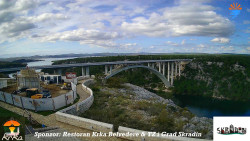 Skradin, řeka Krka, most A1