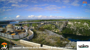Městečko Skradin - Skradin, řeka Krka, most A1 - 1.11.2025 v 10:45 Městečko Skradin - Skradin, řeka Krka, most A1 - 1.11.2025 v 10:45