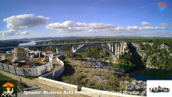 Skradin, řeka Krka, most A1