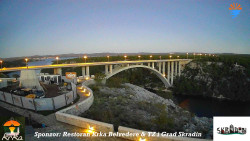 Skradin, řeka Krka, most A1