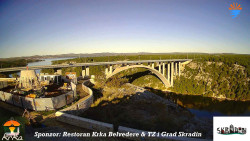 Skradin, řeka Krka, most A1