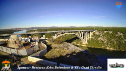 Skradin, řeka Krka, most A1