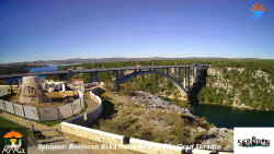 Skradin, řeka Krka, most A1